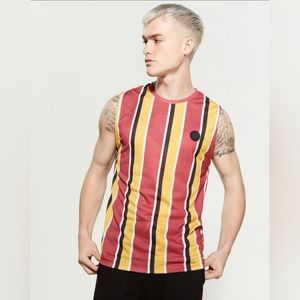 CRIMINAL DAMAGE LONDON Marley Striped Tank